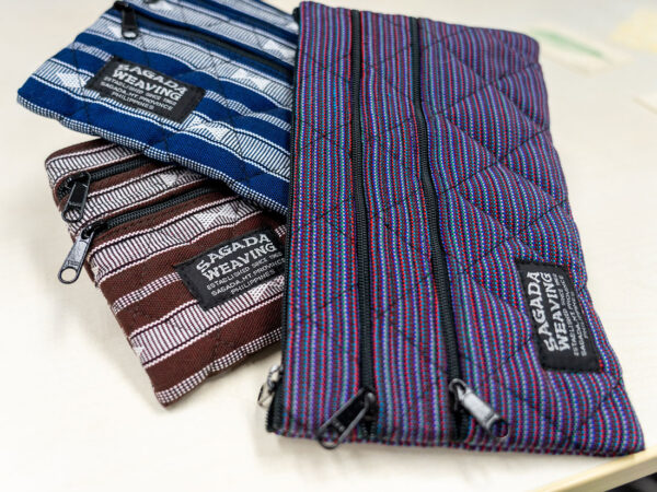 SAGADA  WEAVINGポーチ（ボーダー）+バナナフル【ギフトセット】 - 画像 (3)